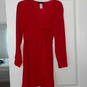 Red Long Sleeved B. Darlin Dress NWT
